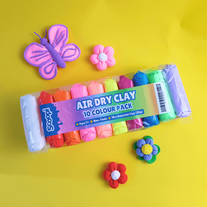 Air Dry Clay 10 Colour Pack