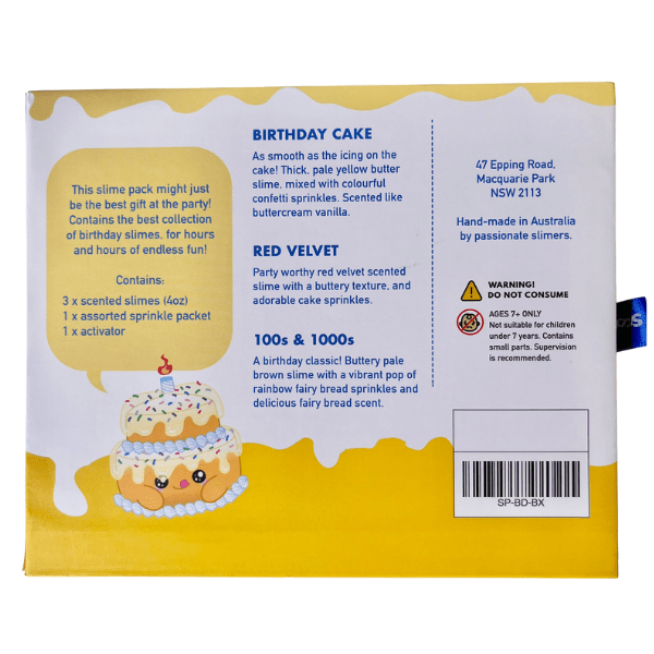 Scoopi Slime Birthday Gift Box