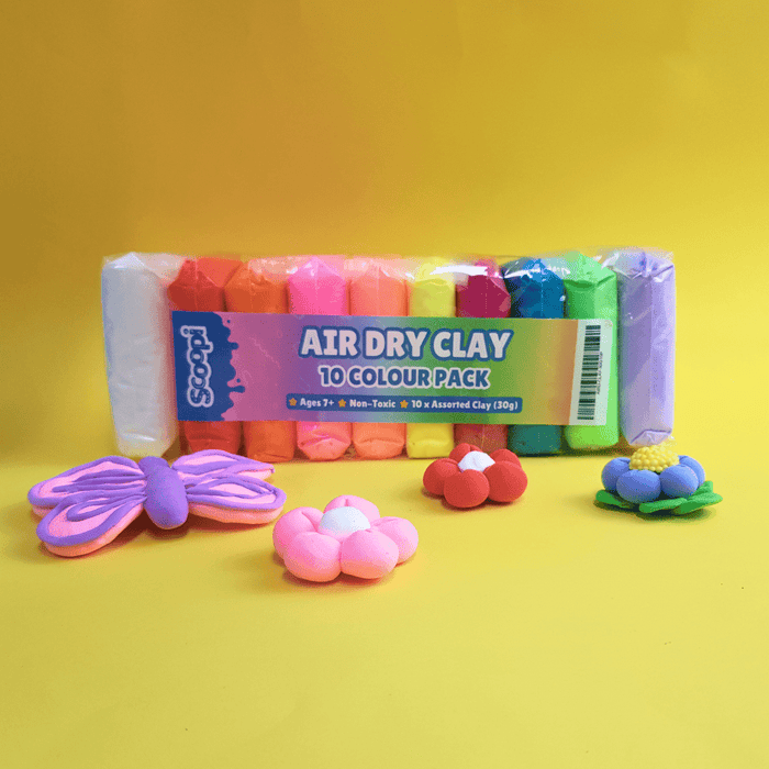 Air Dry Clay 10 Colour Pack