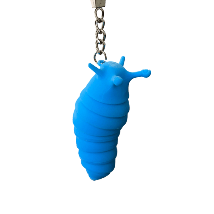 Sensory Slug Fidget Keychain