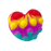 Heart Pop-it Stress Ball