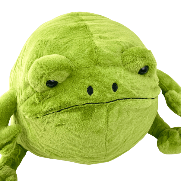 Sad Round Frog Plushie