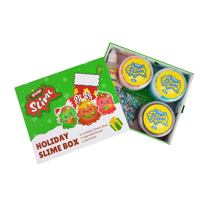 Scoopi Holiday Slime Gift Box (Green Version)