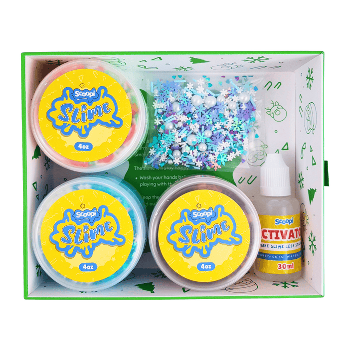 Scoopi Holiday Slime Gift Box (Green Version)