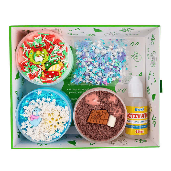 Scoopi Holiday Slime Gift Box (Green Version)