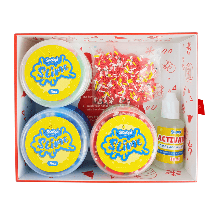 Scoopi Holiday Slime Gift Box (Red Version)