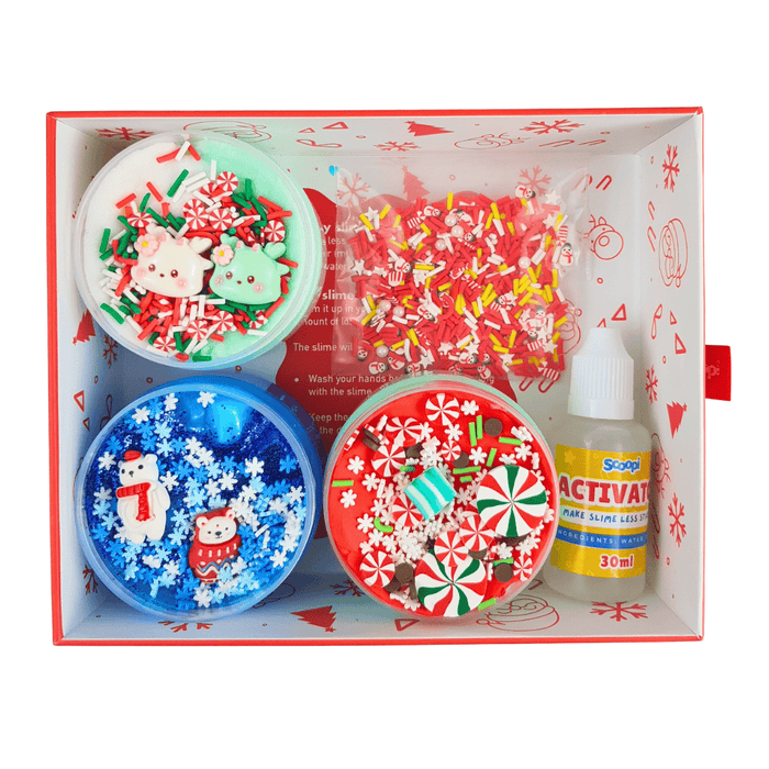 Scoopi Holiday Slime Gift Box (Red Version)