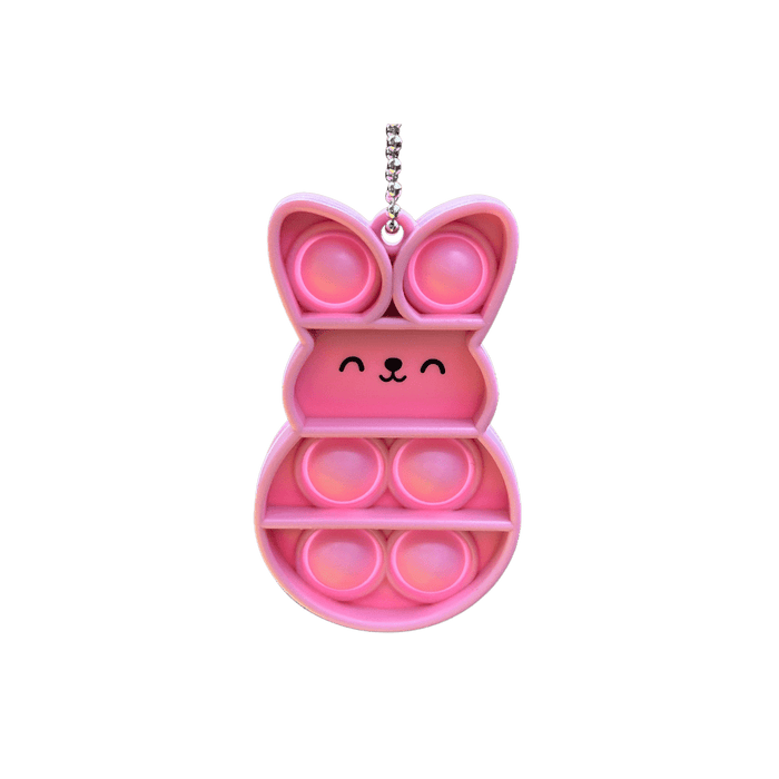 Rabbit Key Chain Pop-It Fidget