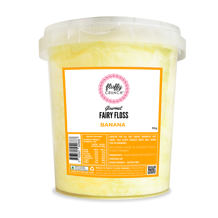 Fluffy Crunch Fairy Floss (50g)