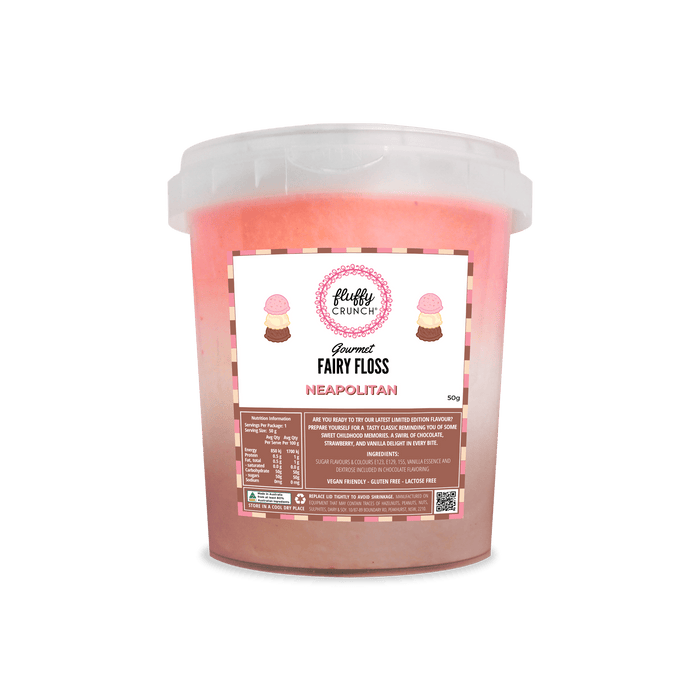 Fluffy Crunch Fairy Floss (50g)