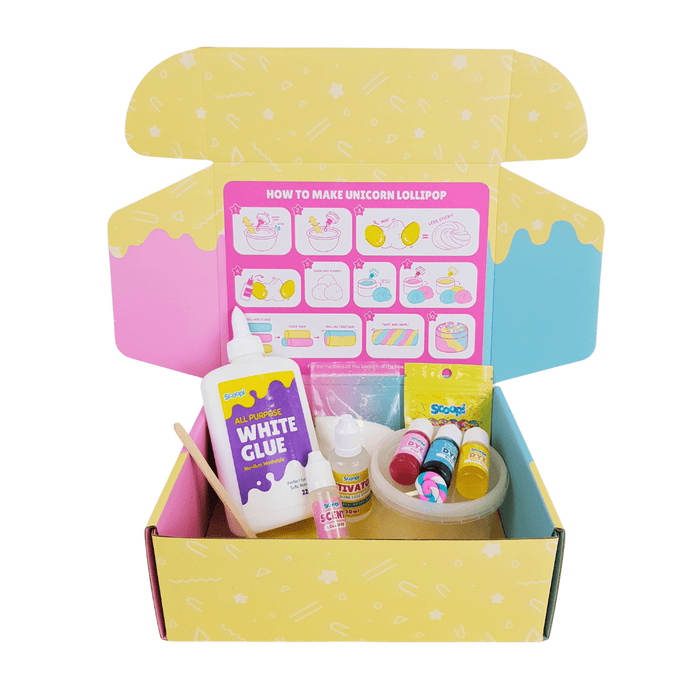 Unicorn Lollipop DIY Slime Kit