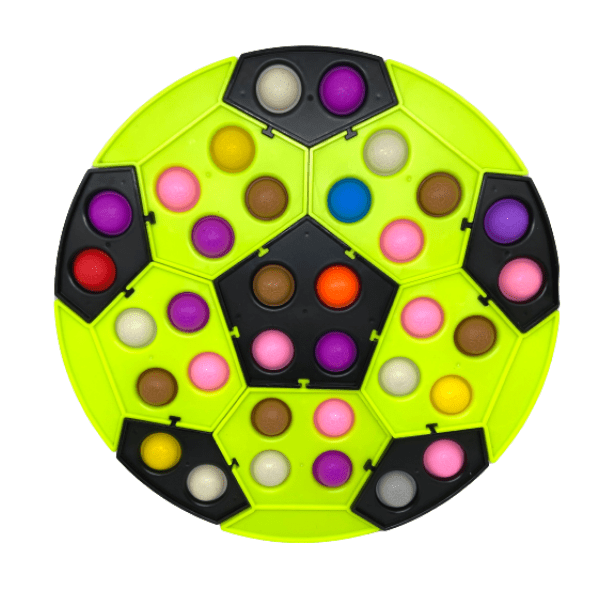 Soccer Ball Pop-It Fidget Puzzle Boards