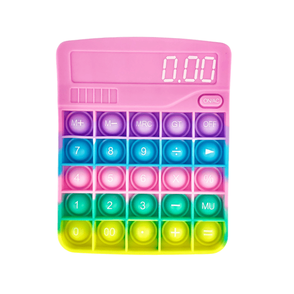 Colourful Calculator Pop-It Fidget