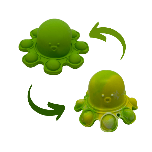 Reversible Octopus Pop-It Fidgets
