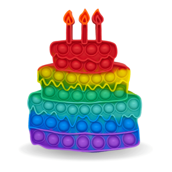 Birthday Cake Pop-It Fidget