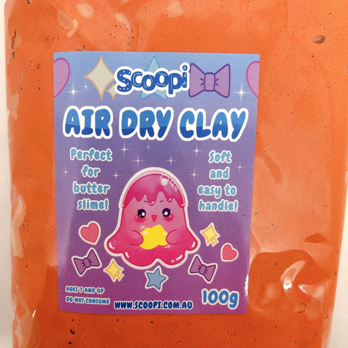 A bag of 100g of chocolate air dry clay
