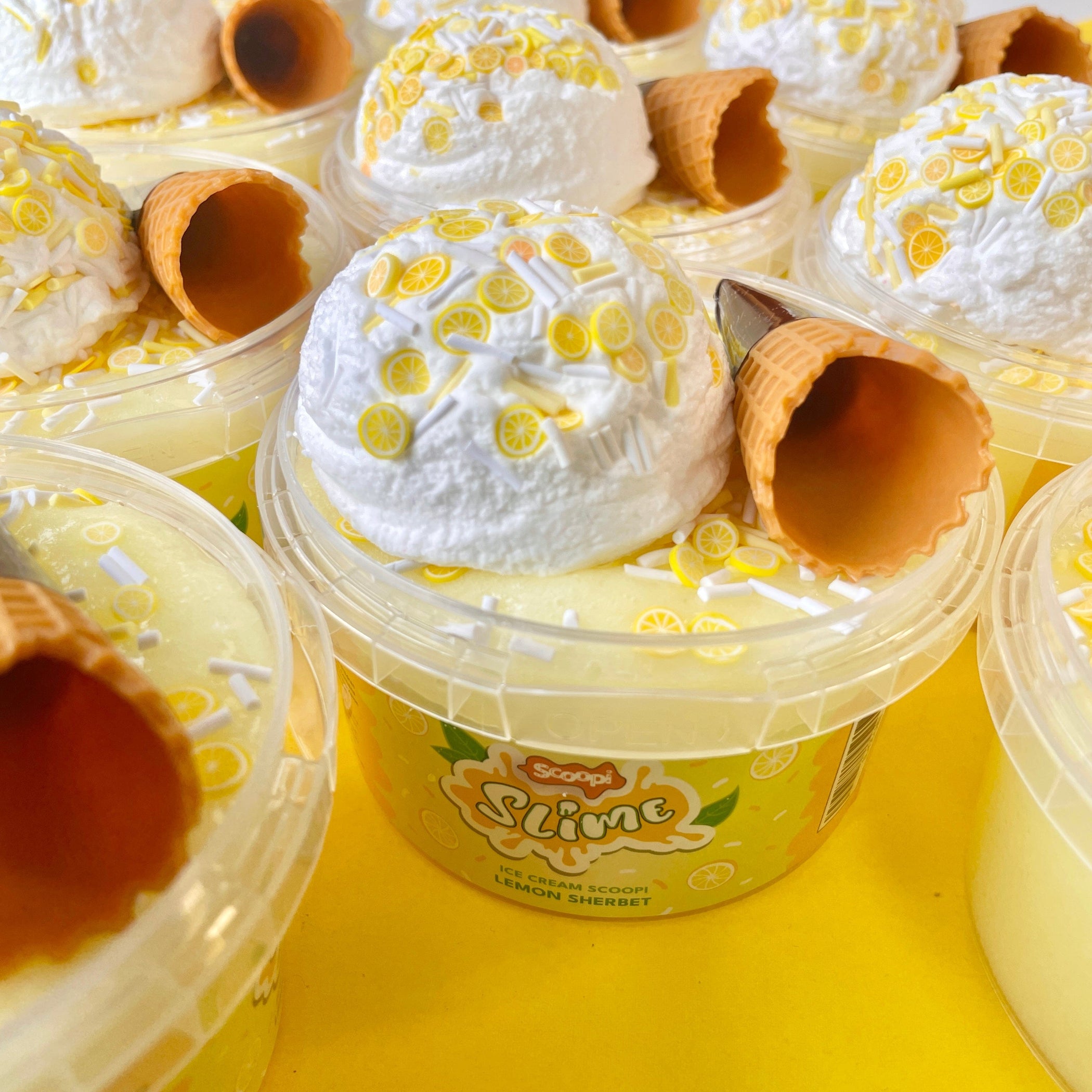 Lemon Sherbet IceCream Scoopi