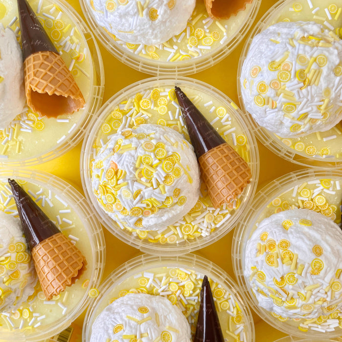 Lemon Sherbet Ice-Cream Scoopi
