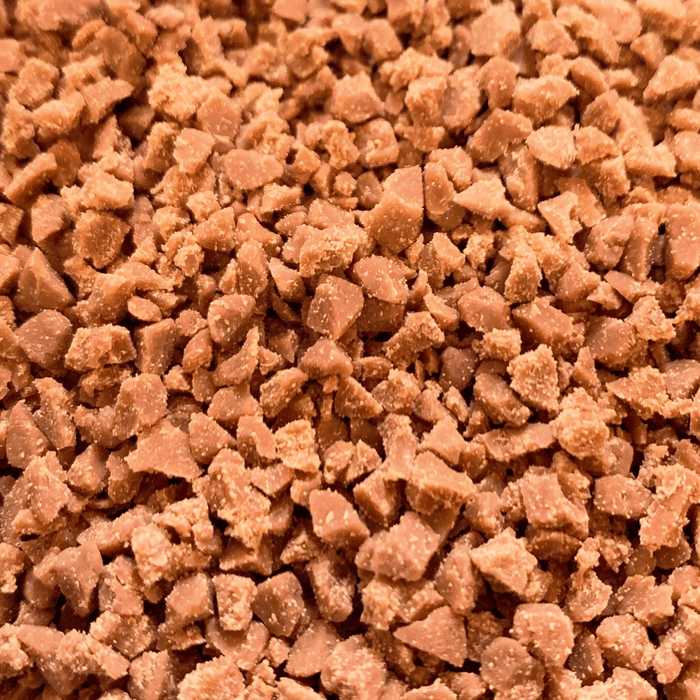 A mix of brown crumb sprinkles