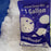 A 1 gallon bag of Snowonder instant snow mix 