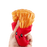 A hand squishing a squishy that looks like a red bag of fries