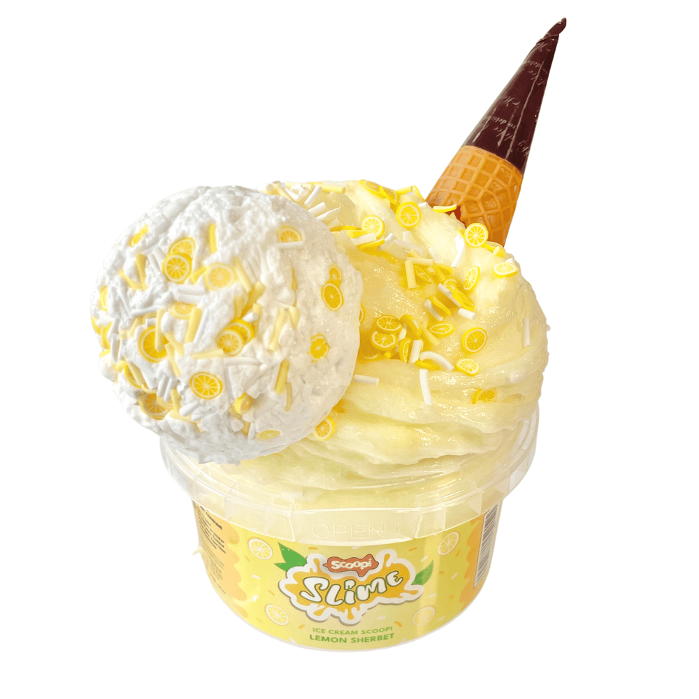 Lemon Sherbet Ice-Cream Scoopi